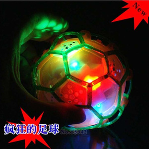 Dancing Soccer Ball Flashing Bouncy Ball With <b>Lights</b> Rainbow Glow Plastic Toy For Children NO.T550 Diameter 105mm - Product Image 3