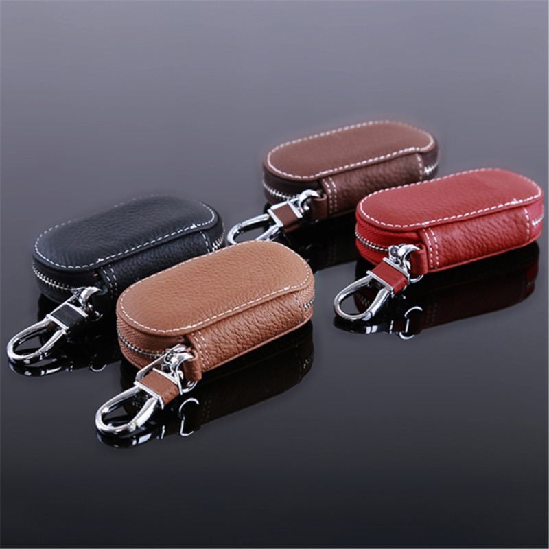 Fashion Modern Eco-Friendly Handmade Leather Car Key Wallet Holder - Gioriun Trading