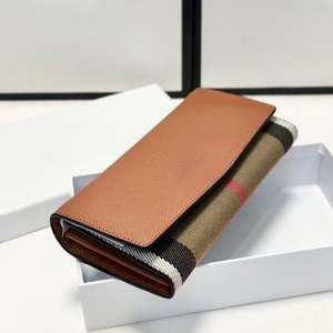 Portefeuille de luxe pour femmes et hommes, version authentique de haute qualité, marque de créateurs, noir, en cuir, tendance, grande capacité - Product Image 4