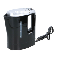 Bouilloire électrique 24 volts 0,8 L pour voiture, camion, connexion allume-cigare, arrêt automatique, protection contre l'ébullition à sec, voyant lumineux
