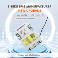 TDT TDT-8986 48V 4.0A1A LiFePO4 BMS 16S para Bicicleta Eléctrica/Triciclo Eléctrico |   Placa de Protección PCB 30A-40A, Protección Contra Sobrecarga/Sobrecorriente