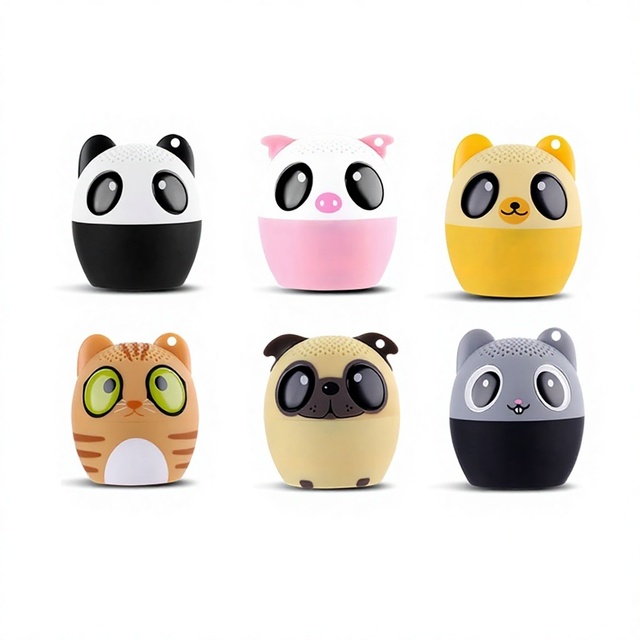 BM6D Cute Cartoon Bluetooth Speaker New Arrival Mini Wireless Portable Creative Outdoor Subwoofer Plastic 3.7V