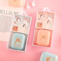 KIKI-398 Vente en gros Cadeaux mignons Écouteurs filaires 3,5 mm avec microphone Matériau TPE Étanche IPX-0 pour accessoires mobiles et informatiques