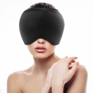 Riutilizzabile calmante a compressione a freddo, copertura della testa di emicrania del mal di testa, alleviare la febbre, edema oculare, nevralgia. - Product Image 1