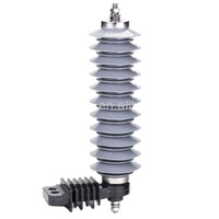 Parafoudre/Parasurtenseur en caoutchouc silicone pour distribution 12KV 10KA HDA3-5/12 Pomanique