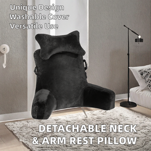 YongHo moderno Europa desmontable cuello rollo brazos lectura cama descanso almohada sentado respaldo relajación juego y viendo cojín - Product Image 4