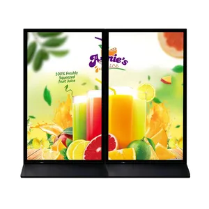 70 75 86 Inch Vertical Lcd Touch Screen Kiosk Floor Stand Advertising Indoor Totem Full Screen Digital Signage And Displays