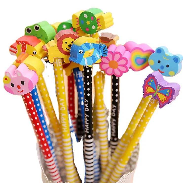 HB с ластиком, Детские карандаши.