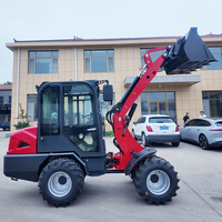 Heißes Produkt: 4WD Kompakt-Frontlader für die Landwirtschaft – 4WD Diesel Teleskop-Radlader mit Schaufel für Garten und Hof