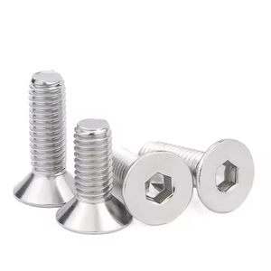 Tornillos de Cabeza Plana Hexagonal DIN7991 M1.6 M2 M2.5 M3 M4 M5 M6 M8 M10 A2-70 de Acero Inoxidable 304, Tornillos de Cabeza Avellanada - Product Image 2