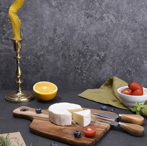 Planche à fromage et ensemble de couteaux en bois d'acacia en gros – Design portable, plateau de découpe en bois naturel avec boîte cadeau – Achat en gros - Product Image 5