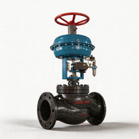 Vannes de régulation pneumatiques proportionnelles avec actionneur à diaphragme, positionneur numérique intelligent 4-20 mA pour la régulation de la pression d'air