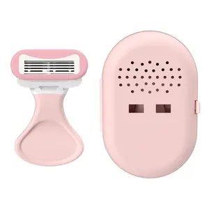 Best Selling Girls Shaver Pink Portable 5 Blades Bikini Womens Shaving Razor