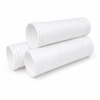 Sac filtrant en membrane PTFE laminée de précision pour le nettoyage des gaz de combustion, sac filtrant à poussière en membrane PTFE haute température