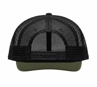 Casquette de camionneur ajustée avec broderie 3D personnalisée et applique animale, casquette de chauffeur d'extérieur en tissu mesh avec patch en caoutchouc PVC 3D
