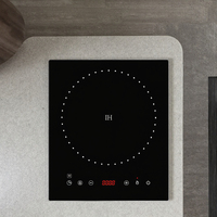 Petite cuisinière à induction Portable 2000W Super Slim Tuya Wifi plaque chauffante à induction unique