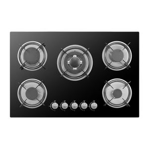 Encimera de Gas LPG con Encendido Electrónico, 5 Quemadores, Vitrocerámica Empotrada, Electrodoméstico de Cocina para Uso Doméstico y Hotelero - Product Image 6