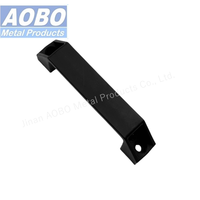 AOBO Boîte à outils en alliage d'aluminium en plastique Poignée en forme de U en nylon pour verrouillage de porte d'armoire réglable