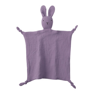 Mousseline Bio Lavable Bébé <span class=keywords><strong>Lapin</strong></span> Couette Mouton Couette Jouets Couverture <span class=keywords><strong>Lapin</strong></span> Bébé Lovey Couverture de Sécurité - Product Image 6