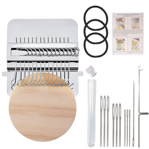 <span class=keywords><strong>Kit</strong></span> de Tejer para Principiantes, <span class=keywords><strong>Kit</strong></span> de Zurcido Portátil, Juego de Herramientas de Tejido para Reparaciones Rápidas de Costura y Remendos (14 Agujas) - Product Image 1