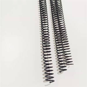 A4 A3 حجم ملون أسود أبيض واضح أحمر أخضر أصفر أزرق 6-50 مللي متر A5 دفتر ملاحظات سلك حلزوني ملف بلاستيكي - Product Image 1