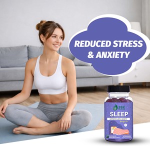 Gomitas para Dormir al por Mayor con Ashwagandha y L-Teanina, Mejoran la Calidad del Sueño, Gomitas de Melatonina Sin Azúcar - Product Image 5