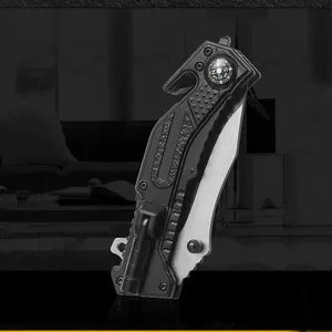 فارغة متعددة أداة multitool تصاد سلسلة 1 للطي جيب السكاكين بقاء سكين الصيد في الهواء الطلق مع البوصلة مضيا