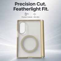 Étui de téléphone pliable en TPU+PC pour Samsung Galaxy Z Fold 8, hybride TPU PC antichoc avec protection de la charnière, découpes précises, finition mate