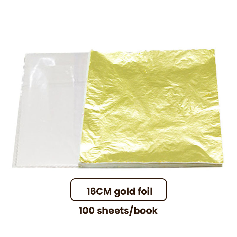 Foglia oro 16CM - 100 fogli/libro