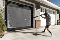 Filet d'entraînement portable pour baseball/softball avec cadre durable à montage rapide pour une utilisation en intérieur/extérieur et tous les niveaux de compétence