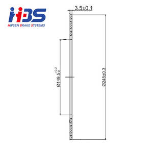 Disco de freno de acero delantero y trasero de 245mm para motocicleta nueva condición modelo F072D <span class=keywords><strong>SCP001</strong></span> - Product Image 4
