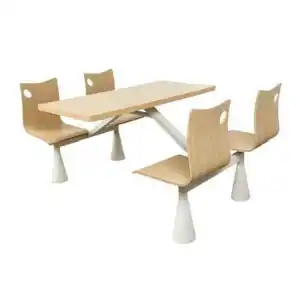 Lycafe yeni en çok satan üst satış güzel ahşap yemek masası sandalyeler için Cafe