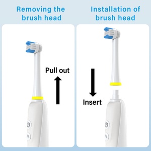 <span class=keywords><strong>Brosse</strong></span> à dents électrique sonique EKONG <span class=keywords><strong>SMILE</strong></span> EK-YS305, nouveau design 2026, étanche IPX7, poils souples, pliable, usine OEM - Product Image 2