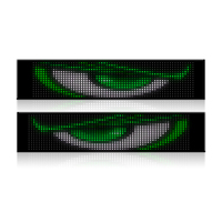 Nouveau panneau de pixels LED flexible à matrice lumineuse RGB 20*64, 12V, marque BGZM, multifonctionnel, yeux d'ange, yeux de démon pour voitures, camions