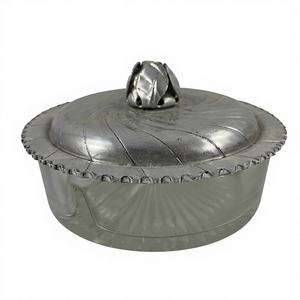 Casserole en acier inoxydable durable avec couvercle |   Écologique, antiadhésif, garde les aliments au chaud et hygiéniques pour un usage quotidien - Product Image 1