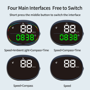 Head-up Display, Pantalla de 3 Pulgadas Universal para Automóvil, Velocímetro GPS con Velocidad, Hora, Brújula, Advertencia de Exceso de Velocidad - Product Image 2