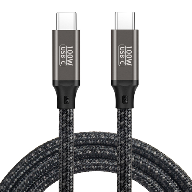 100W USB Type C Cable for MacBook PS5 Nintendo 20V5A Fast Charging & Data Transfer PD3.0 Tipo USB C Nylon Jacket