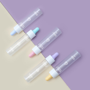 Màu Macaron phẳng Vai nhựa huyết thanh chai 15ml 20ml 30ml Chai nhỏ giọt chăm sóc da bao bì tùy chỉnh chai tinh dầu - Product Image 6