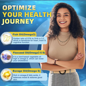 Suplemento dietético de alta potencia OEM/ODM para fortalecer articulaciones y huesos, aceite de pescado omega-3 orgánico en cápsulas blandas, precio de fábrica. - Product Image 5