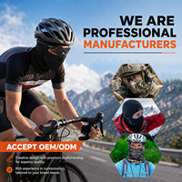 Cagoule polaire personnalisée avec masque facial d'hiver, cache-cou, doublure de casque, masque de ski, écharpe-cagoule pour cyclisme et moto, vente en gros pour hommes