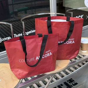 Wholesale Promotional Waterproof PP Woven Supermarket Shopping Tote High Quality <b>Reusable</b> <b>Bag</b> for Supermarket Promotion - Product Image 5