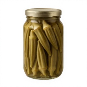 Premium <b>Pickled</b> Okra in Glass <b>Jar</b> | Whole Okra in Brine | Export Quality | OEM & Private Label - Product Image 3