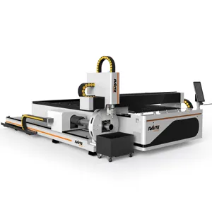 Machine de découpe laser à fibre CNC 1kw-6kw série HT pour plaque métallique et tuyau personnalisé 3m/6m 1 an de garantie Support DXF
