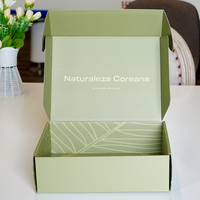 Caja de Embalaje de Cartón Corrugado con Impresión a Color Ecológica Personalizada