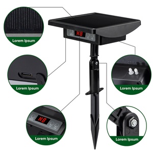 Solar-Powered Plant Watering System with 2000mAh Battery <b>Timer</b> Adjustable Flow Plastic Construction - Product Image 6