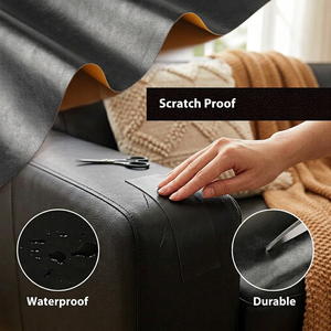 Cinta Autoadhesiva de Reparación de Cuero para Sofás y Muebles, Parche de Cuero PU Resistente para Asientos de Coche e Interiores - Product Image 1