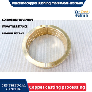 Douilles en bronze CuSn6Zn6Pb3 personnalisées, usinées avec précision par CNC, joints de haute qualité résistants à l'usure pour équipements miniers, taille 50 - Product Image 3