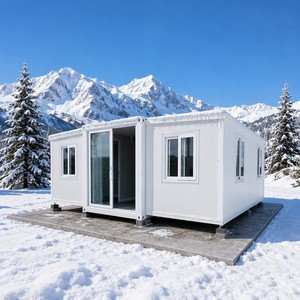 Casa Contenedor Portátil Expandible SUNRISE en Oferta, con 1 Dormitorio, Baño y Cocina, Casas Prefabricadas Modernas para Hotel - Product Image 1