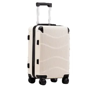 DIZHEN 전문 외국 상인 OEM 로고 작은 사각 디자인 22 인치 고품질 ABS + PC 여행 가방 여행 가방