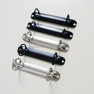 Stationery Cheap 123mm Black 2 Ring Binder <strong>Clip</strong> <strong>O</strong> Ring Metal Mechanism <strong>Clip</strong> for Notebook Clipboard Menus - Product Image 4